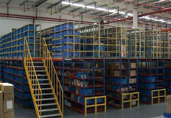 走上新臺(tái)面的倉(cāng)儲(chǔ)閣樓貨架